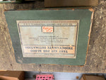 Antique Doctors Blood Sugar thiocyanate Test Kit Vtg Medical Glass Vials Box ins