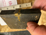 Antique 1860s ambrotype picture Tin Type thermoplastic case velvet Civil War Era