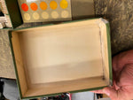Antique Doctors Blood Sugar thiocyanate Test Kit Vtg Medical Glass Vials Box ins