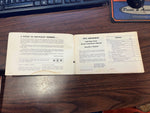 1975 Chevrolet Light Duty Truck Factory Original Owners Manual Chevy C10