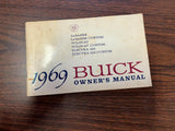 Vintage 1969 Buick LeSabre Wildcat Electra 225 Owners Manual Original Book