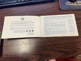 Vintage Manual 1970 Chevrolet Owner's Guide Original Book Chevy OEM