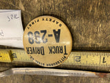 Vtg PIttsburgh Steel Co. Letter Opener Drivers ID Badge Advertising Sign Collect