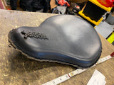 Larosa Solo Seat Harley Honda Custom Chopper chorme Base 10x14 Softail Shovelhea