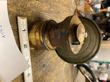 Universal Lamp Co. Auto-Lite Brass Coal Miner's Carbide Mining Lamp Light helmet