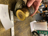 Universal Lamp Co. Auto-Lite Brass Coal Miner's Carbide Mining Lamp Light helmet