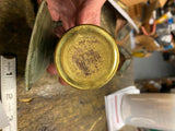 Universal Lamp Co. Auto-Lite Brass Coal Miner's Carbide Mining Lamp Light helmet