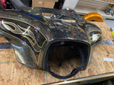 Harley Hard Candy Black Metalflake Flame Faring FLHXS Street Glide Ultra FLH