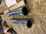 Triumph Bsa Harley Royal Enfield Ariel AJS Velocette Pushrod Covers Chrome Vtg