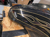 Harley Hard Candy Black Metalflake Flame Faring FLHXS Street Glide Ultra FLH
