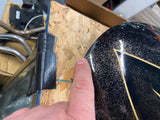 Harley Hard Candy Black Metalflake Flame Faring FLHXS Street Glide Ultra FLH