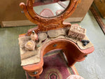 Dollhouse Section Boudoir Victorian Vanity & Chair Rug & Accessories Resign