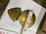 Vtg Brass Patch cover Flintlock Muzzle Loader antique Parts Kentucky Repaired