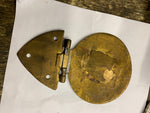 Vtg Brass Patch cover Flintlock Muzzle Loader antique Parts Kentucky Repaired