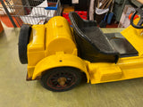 Vtg 1960s Marx Toys Stutz Bearcat Ride-on Electric Battery Toy Yellow Pedal Car