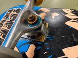 Speed Demons 39 Series Skateboard Complete w/ Trucks & Wheels Blue Skull
