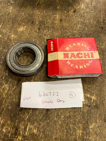 62707ZZ Nachi Bearing Metal Double Shielded Japan