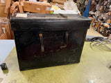 Vintage 1940s-50s Heavy Duty Leather Instrument Transportation Box