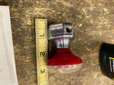 Vtg 50’s Hot Girl steering wheel spinner suicide knob Hot Rod Tractor Red Auto T