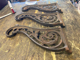Early 20th Century Japanned Copper "Luminaire" Funeral Parlor Fan Legs Stand!