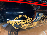 OEM 5 Gallon Flat side Gas Tank 1987 FXST Softail Orig Paint Ball wing emblems