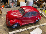 Vtg Jim Beam VW Bug Volkswagen Decanter toy 70's 14" long collectible Beetle!