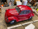 Vtg Jim Beam VW Bug Volkswagen Decanter toy 70's 14" long collectible Beetle!