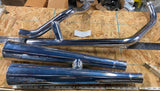NOS OEM Harley FX SuperGlide Shovelhead Exhaust Pipes Mufflers 1975 Upsweep mega