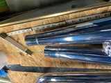 NOS OEM Harley FX SuperGlide Shovelhead Exhaust Pipes Mufflers 1975 Upsweep mega