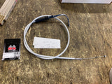Braided Steel Idle cable 37" Harley Softail Dyna Sportster Touring 1988^ Cv Carb
