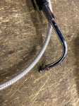Braided Steel Idle cable 37" Harley Softail Dyna Sportster Touring 1988^ Cv Carb
