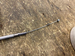Braided Steel Idle cable 37" Harley Softail Dyna Sportster Touring 1988^ Cv Carb