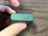 Vintage 1996 Camel Cigarettes Green Matte Zippo Lighter Haloed Beast New