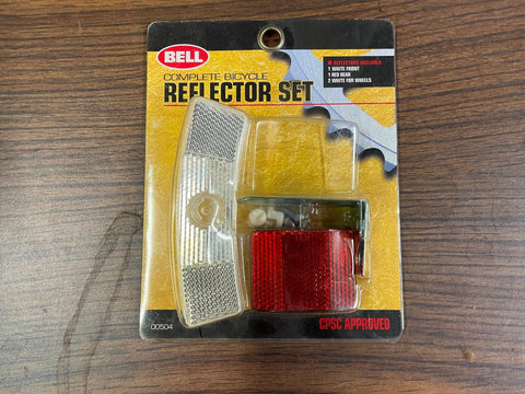 Bell Complete Bicycle Reflector Set 00504 CPSC Safety Approved - New in Package