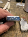 Vtg 1956? 1962? Zippo Lighter Slimline Engraved DEP Flat bottom no date codes!