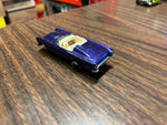 Vintage 1968 Mattel Hot Wheels Redline Classic 57 T-Bird Purple With Button