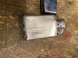 Vtg 1956? 1962? Zippo Lighter Slimline Engraved DEP Flat bottom no date codes!
