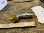 45 Degree Push Lock Fuel Line Performance Hose End Fitting Adaptor Quick change