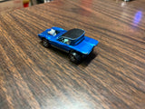 Vintage 1967 Mattel USA Hot Wheels Relines Python Blue White Interior