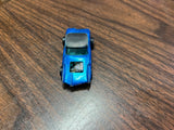 Vintage 1967 Mattel USA Hot Wheels Relines Python Blue White Interior