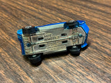 Vintage 1967 Mattel USA Hot Wheels Relines Python Blue White Interior