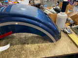 100th Anniversary Rear Fender Gunmetal Blue Harley Dyna Wide Glide Bobtail T/O