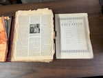 VTG Antique 1930s The Volume Library Educators Association Hardcover Book