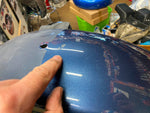 100th Anniversary Rear Fender Gunmetal Blue Harley Dyna Wide Glide Bobtail T/O