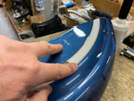 100th Anniversary Rear Fender Gunmetal Blue Harley Dyna Wide Glide Bobtail T/O
