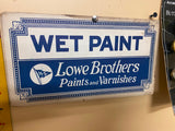Vtg Lowes Bros Shermin Williams Advertising Work Sign Display Paint 1900's Antiq