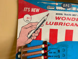 Vtg Wonder Graphite Advertising Store Sign Display Lionel Flyer Trains Toy Tools