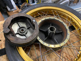 Custom Spoke Wheels Hamburger Harley Ironhead Shovelhead Akront Front Rear Drum
