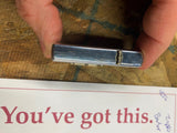 Vtg Zippo Kentucky College of Barbering Slim Collectible Lighter Enamel Rare!