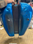 Dyna Low Rider Gas Fuel Tank Teal Blue Silver Harley FXDL OEM Nice!